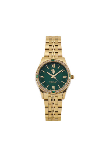 U.S. Polo Assn. Часовник Giselle USP8324GR Златист - Mera.bg