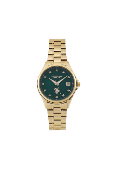 U.S. Polo Assn. Часовник Louise USP8342GR Златист - Mera.bg