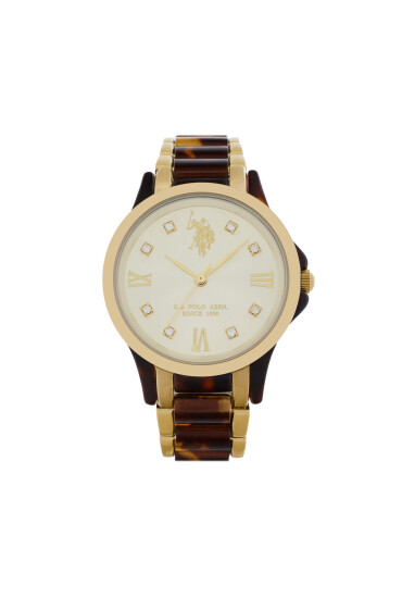 U.S. Polo Assn. Часовник Selena USP8384BR Кафяв - Mera.bg