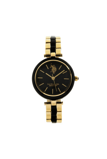 U.S. Polo Assn. Часовник USP8362BK Златист - Mera.bg