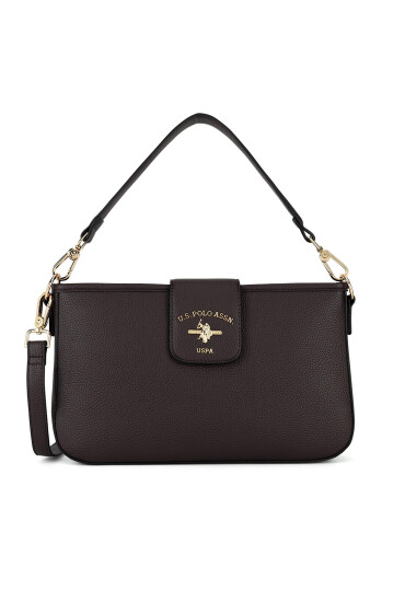 U.S. Polo Assn. Дамска чанта BEUXT6366WVP Кафяв - Mera.bg