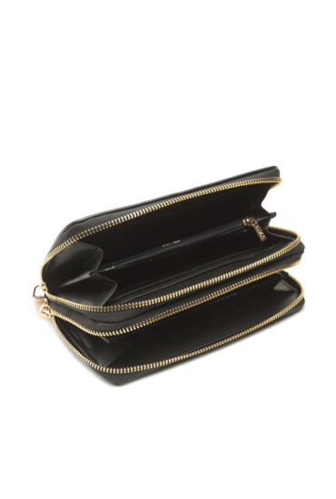 U.S. Polo Assn. Голям дамски портфейл New Jones BEUJE5710WVP000 Black - Mera.bg