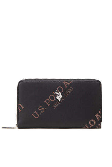 U.S. Polo Assn. Голям дамски портфейл Green Country L Zip Walle BEUGJ5422WVP000 Черен - Mera.bg