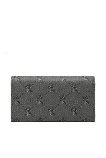 U.S. Polo Assn. Голям дамски портфейл Hampton L Flap Wallet BEUHD5486WVG000 Сив - Mera.bg