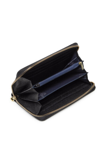 U.S. Polo Assn. Голям дамски портфейл New Jones L Zip Ard Wallet BEUJE5472WVP000 Black - Mera.bg