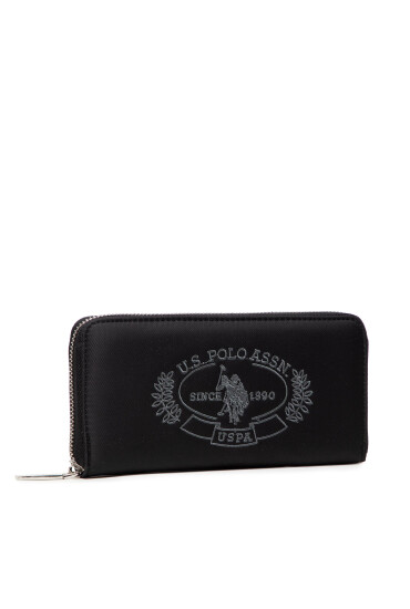 U.S. Polo Assn. Голям дамски портфейл Springf BEUPA5094WIP000 Black - Mera.bg