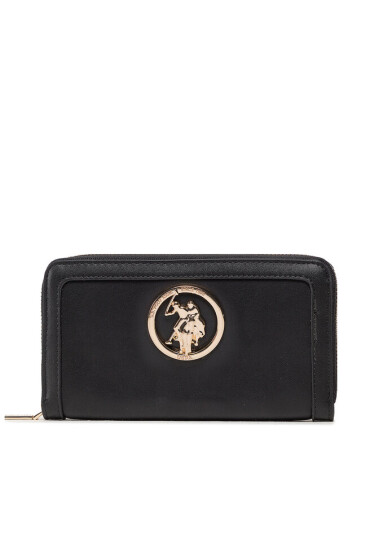 U.S. Polo Assn. Голям дамски портфейл Stateside BIUS55691WVP000 Black - Mera.bg