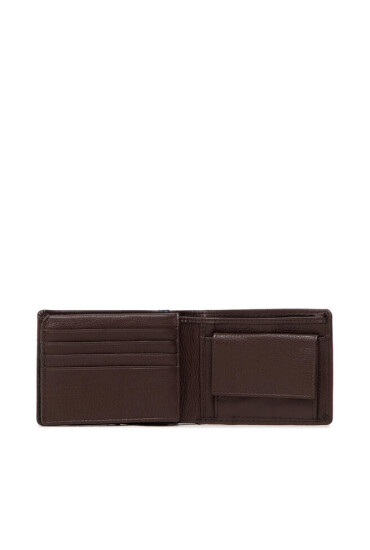 U.S. Polo Assn. Голям мъжки портфейл Hz.Wall. W/Coin Flap Hold. AEUT52279MHAM96 Brown/Blue - Mera.bg