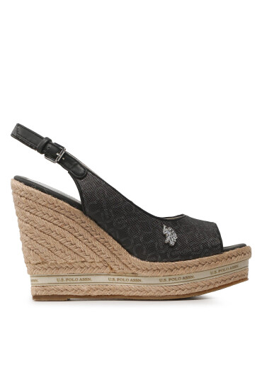 U.S. Polo Assn. Сандали Aylin AYLIN012 PRINT Черен - Mera.bg