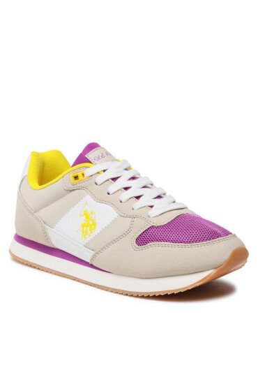 U.S. Polo Assn. Сникърси Nobiw005 NOBIW005W/2TH1 Bei/Fux01 - Mera.bg