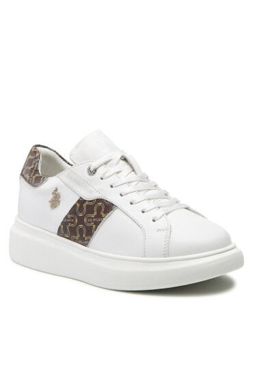 U.S. Polo Assn. Сникърси Cardi009 CARDI009W/BLY1 Whi/Brw01 - Mera.bg