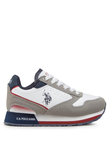 U.S. Polo Assn. Сникърси Nobik001B NOBIK001B/BHT2 Whi/Lgr02 - Mera.bg