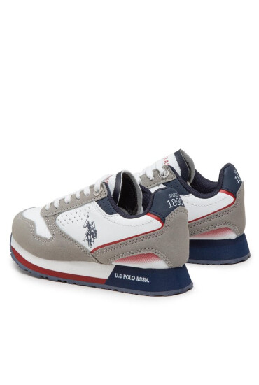 U.S. Polo Assn. Сникърси Nobik001B NOBIK001B/BHT2 Whi/Lgr02 - Mera.bg