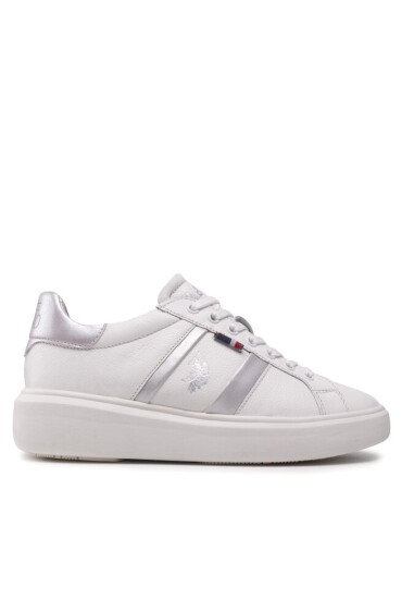 U.S. Polo Assn. Сникърси Cardi CARDI001W/AL1 Whi-Sil01 - Mera.bg
