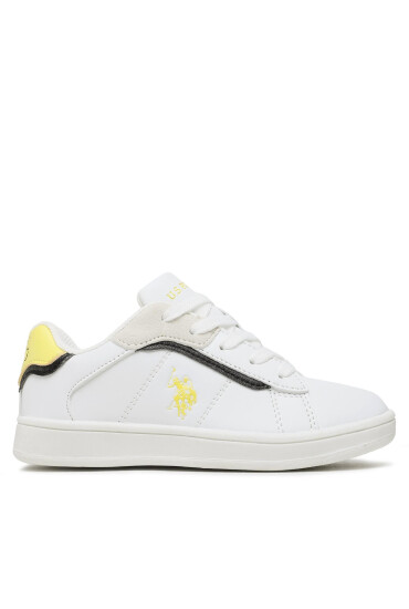 U.S. Polo Assn. Сникърси Ecrok ECROK006 WHI-YEL01 - Mera.bg
