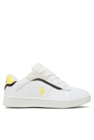 U.S. Polo Assn. Сникърси Ecrok ECROK006 WHI-YEL01 - Mera.bg