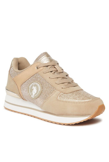 U.S. Polo Assn. Сникърси FEY009 SHINY Златист - Mera.bg