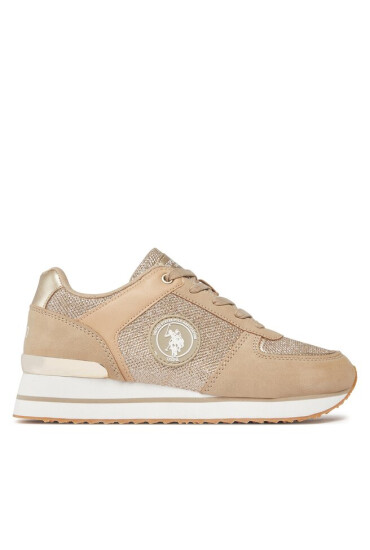 U.S. Polo Assn. Сникърси FEY009 SHINY Златист - Mera.bg