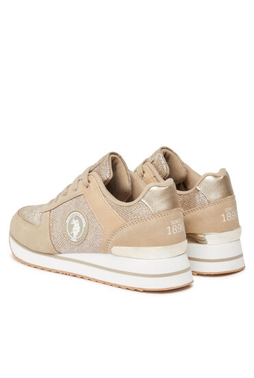 U.S. Polo Assn. Сникърси FEY009 SHINY Златист - Mera.bg