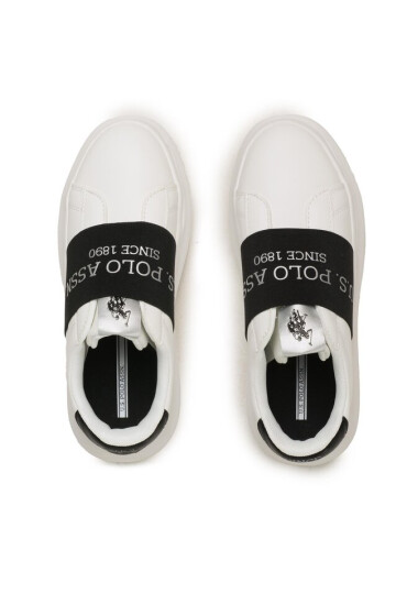 U.S. Polo Assn. Сникърси Helis HELIS016 WHI-BLK01 - Mera.bg
