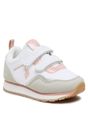 U.S. Polo Assn. Сникърси Nobik NOBIK009 WHI-PIN01 - Mera.bg
