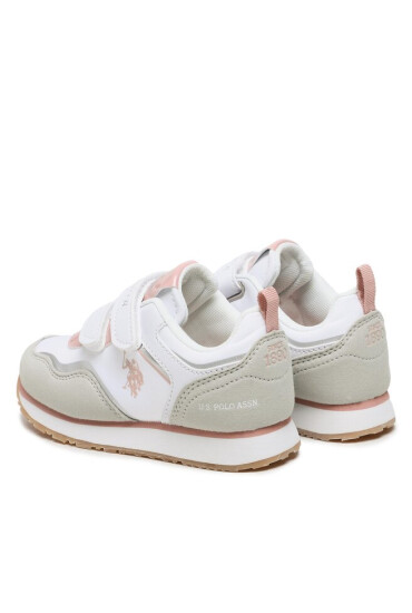U.S. Polo Assn. Сникърси Nobik NOBIK009 WHI-PIN01 - Mera.bg