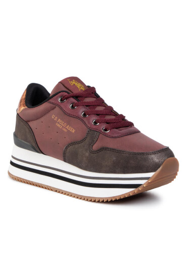 U.S. Polo Assn. Сникърси Verena Club ATHEN4175W9/Y1 Bor/Brz - Mera.bg
