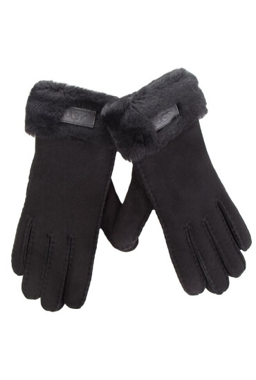 Ugg Дамски ръкавици W Turn Cuff Glove 17369 Black - Mera.bg