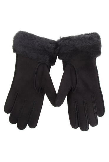 Ugg Дамски ръкавици W Turn Cuff Glove 17369 Black - Mera.bg