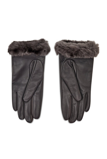 Ugg Дамски ръкавици W Classic Leather Logo Glove 19034 Mtl - Mera.bg