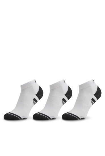 Under Armour Къси чорапи Ua Performance Tech 3Pk Low 1379504-100 Бял - Mera.bg