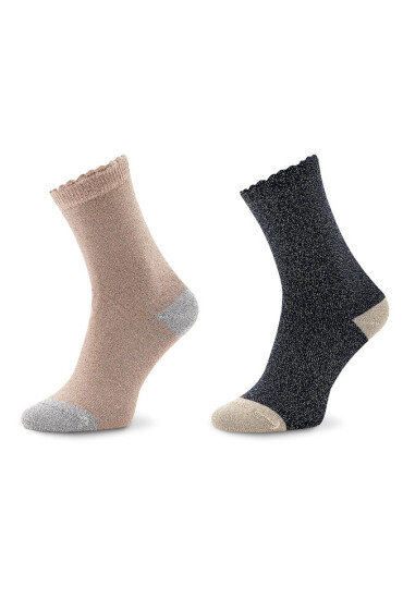 United Colors Of Benetton Комплект 2 чифта дълги чорапи детски 6AO30700R 902 - Mera.bg