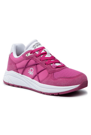 United Colors Of Benetton Сникърси Ascent BTW117306 Fucsia/White - Mera.bg