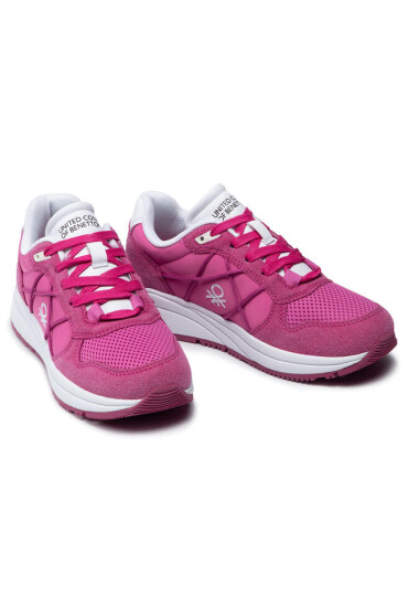 United Colors Of Benetton Сникърси Ascent BTW117306 Fucsia/White - Mera.bg