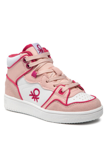 United Colors Of Benetton Сникърси Rod BTK127605 White/Lotus 1080 - Mera.bg