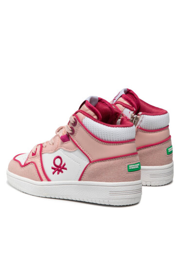 United Colors Of Benetton Сникърси Rod BTK127605 White/Lotus 1080 - Mera.bg