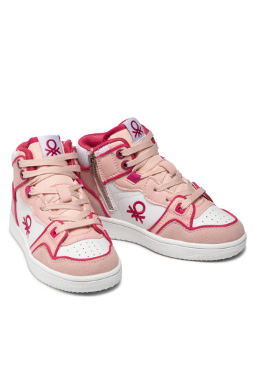 United Colors Of Benetton Сникърси Rod BTK127605 White/Lotus 1080 - Mera.bg