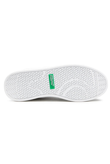 United Colors Of Benetton Сникърси Walk Lth BTW114010 White/Silver 1040 - Mera.bg