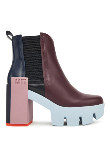 United Nude Боти Grip Chelsea Mid IV 1095992516 Бордо - Mera.bg