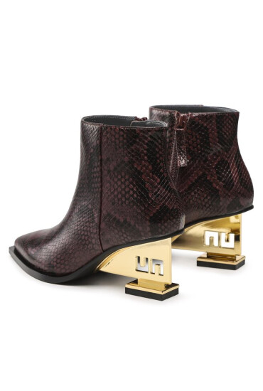 United Nude Боти Un Bootie Mid 10691750143 Бордо - Mera.bg