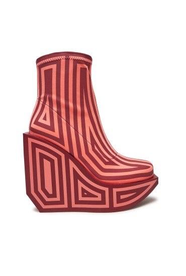 United Nude Боти Wa Bootie Hi 1087983182 Червен - Mera.bg