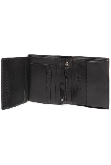 Valentini Голям мъжки портфейл 001-015V0-0282-01 Черен - Mera.bg