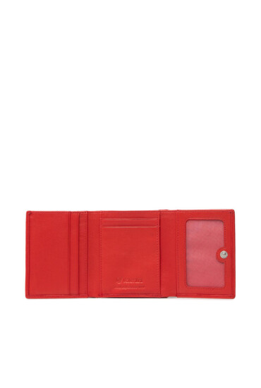 Valentini Малък дамски портфейл 001-0123M-0446-04 Red - Mera.bg