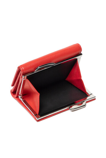Valentini Малък дамски портфейл 001-0123M-0446-04 Red - Mera.bg