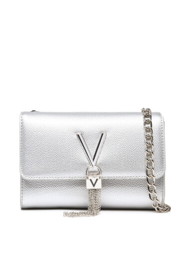 Valentino Дамска чанта Divina VBS1R403G Сребрист - Mera.bg