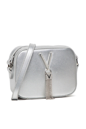 Valentino Дамска чанта Divina VBS1R409G Сребрист - Mera.bg