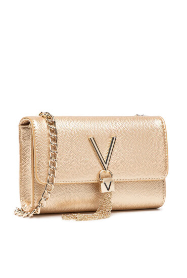 Valentino Дамска чанта Divina VBS1R403G Златист - Mera.bg