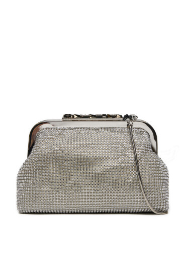 Valentino Дамска чанта Bedford VBS7UD01 Сребрист - Mera.bg