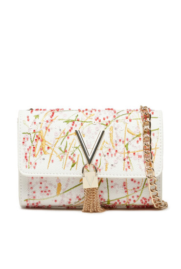 Valentino Дамска чанта Divina Embroidery VBS7JE03 Bianco/Multic - Mera.bg