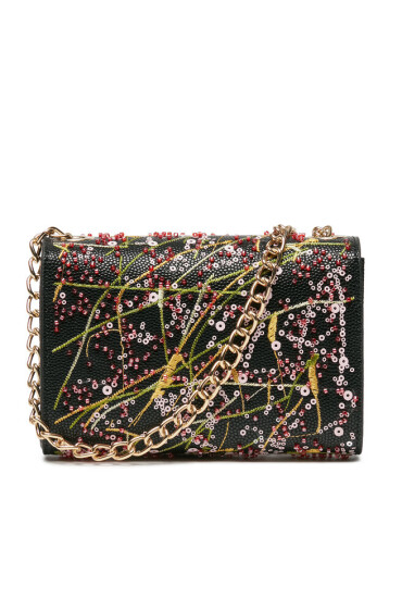 Valentino Дамска чанта Divina Embroidery VBS7JE03 Nero/Multicolor - Mera.bg